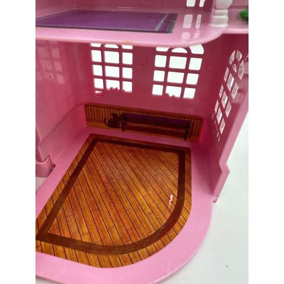 Fisher Price VTG 2001 Loving Family Sweet Streets Pink Townhouse No Front Door - Picture 11 of 16